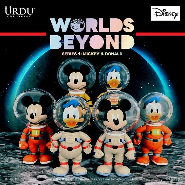 【Beast Kingdom 野獸國】URDU 迪士尼 米奇&唐老鴨 超越世界系列 S1 6入盲盒套組