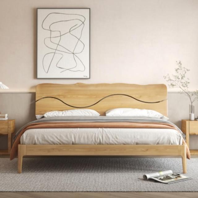 【橙家居·家具】/預購/侘寂系列6尺實木床架 SSX-A1807-18(售完採預購 床組 雙人床 臥室床 臥房系列)