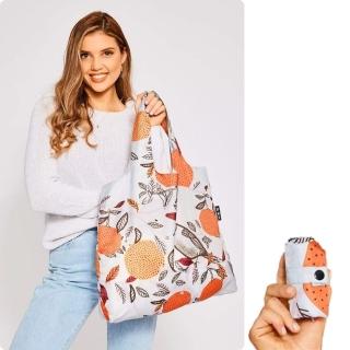 【ENVIROSAX】折疊環保購物袋─園丁樂趣 朝氣橘