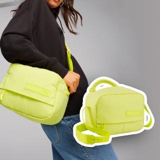 【PUMA】側背包 BL Shoulder Bag 綠 多夾層 斜背包 肩背包 隨行包 小包(090396-05)