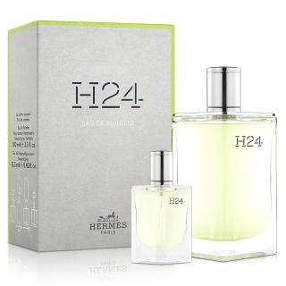 【Hermes 愛馬仕】H24男性淡香水二入禮盒-淡香水100ml+小香12.5ml(平行輸入)