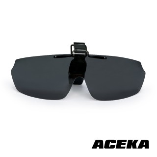 【ACEKA】曜岩黑夾帽式太陽眼鏡(METRO 夾式系列)