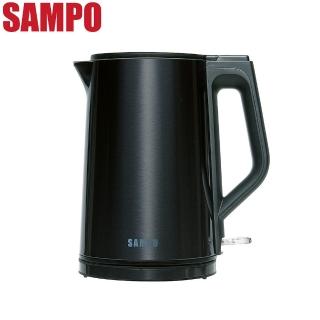 【SAMPO 聲寶】1.5L雙層不鏽鋼防燙快煮壺(KP-CK15D)