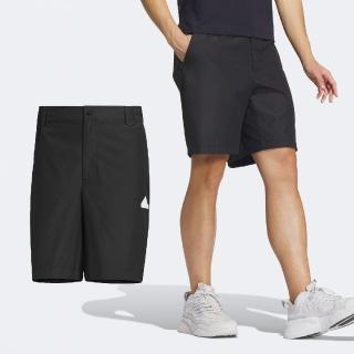 【adidas 愛迪達】短褲 City Escape Shorts 男款 黑 白 防撕裂 運動褲 愛迪達(IT1885)