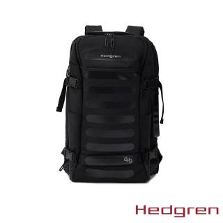 【Hedgren】COMBY SS系列 RFID防盜 L Size 15.6吋 附雨套 旅行後背包(黑色)