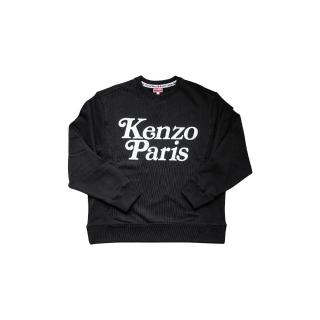 【KENZO】Verdy 設計款 品牌棉質長袖圓領衛衣-M(黑)