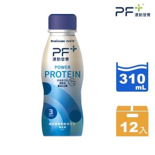 【百仕可PF+運動營養】能量蛋白飲 可可風味310MLx12瓶(專為運動後修復設計 / BCAA / 高蛋白)