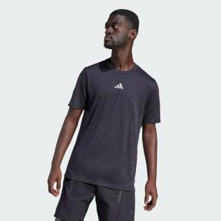 【adidas 愛迪達】HIIT AIRCHILL 短袖上衣(IX5374 男款運動上衣 涼感透氣速乾 新一代風感科技面料 黑)