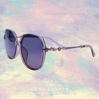 【GUGA】偏光太陽眼鏡 古典水鑽愛心款(墨鏡 偏光眼鏡 太陽眼鏡 出遊戶外逛街搭配 時尚配件)