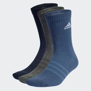 【adidas 愛迪達】中筒襪 3 雙入(IP2634 中筒襪)