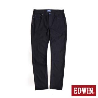 【EDWIN】男裝 加大碼 EDGE 棉彈力丹寧窄管直筒牛仔褲(原藍色)