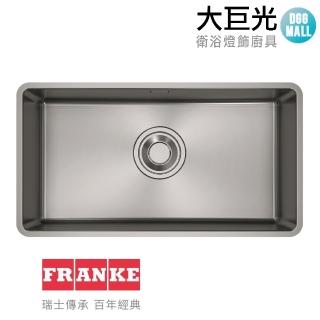 【大巨光】瑞士FRANKE Maris Quiet系列 不鏽鋼廚房水槽(MQX 110-82)