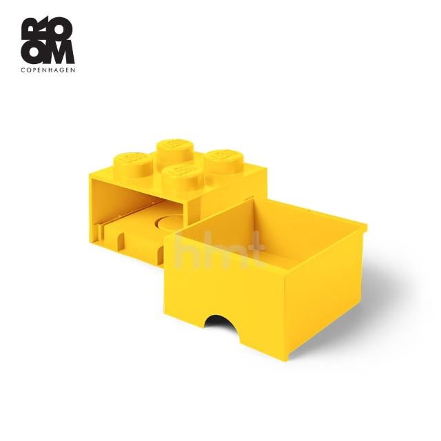 【LEGO 樂高】Room Copenhagen LEGO☆ Storage Brick 4樂高積木經典方塊四抽屜盒 展示品(樂高收納盒)