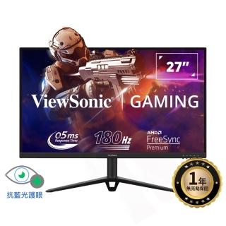 【ViewSonic 優派】VX2728 27型 IPS 180Hz 電競螢幕(FreeSync/0.5ms/HDR10)