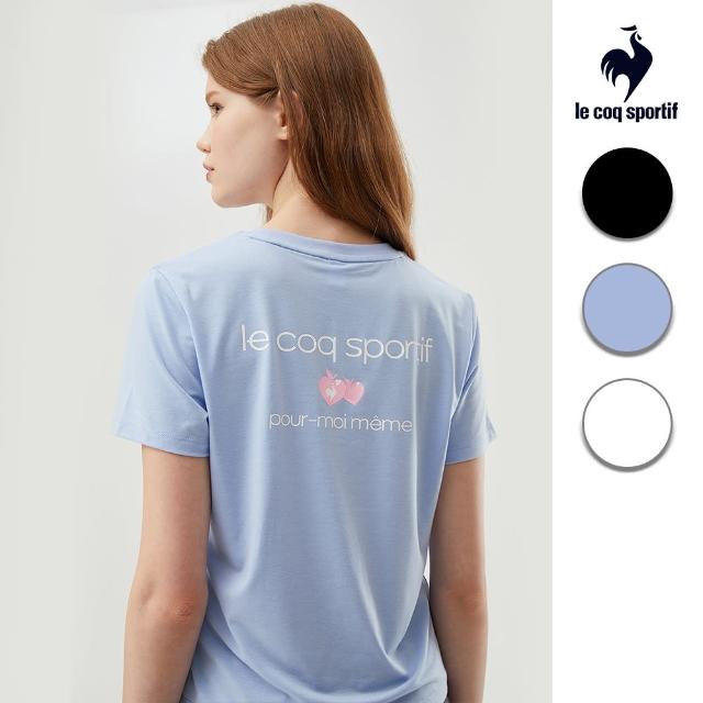 【LE COQ SPORTIF 公雞】休閒潮流短袖T恤 女款-3色-LKT22203