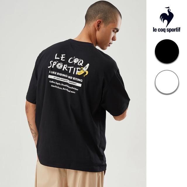 【LE COQ SPORTIF 公雞】休閒潮流短袖T恤 男款-2色-LKT21201