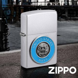 【Zippo】Navy美國海軍徽章防風打火機(美國防風打火機)