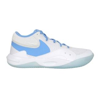 【NIKE 耐吉】HYPERQUICK 男女排球鞋-訓練 運動鞋 排球 羽球 白卡羅藍(FN4678-101)