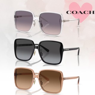 【COACH】方形膠框太陽眼鏡(HC8368D-50028G、511136、556174 61mm)