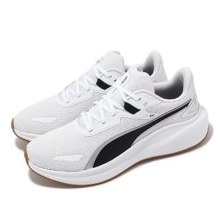 【PUMA】慢跑鞋 Skyrocket Lite 男鞋 女鞋 白 黑 輕量 透氣 緩衝 運動鞋(379437-11)