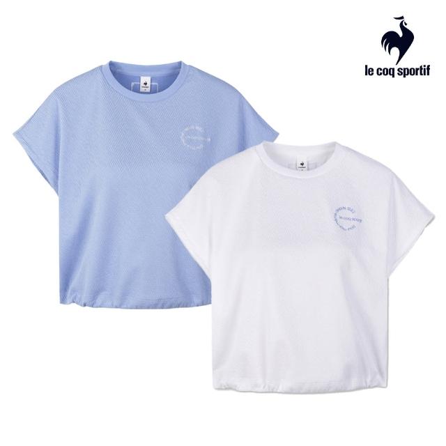 【LE COQ SPORTIF 公雞】休閒潮流短袖T恤 女款-2色-LKT22206