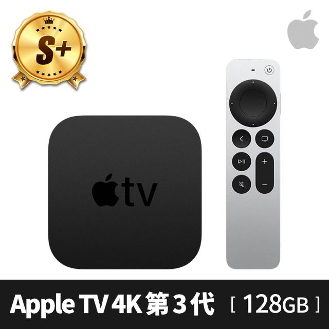 【Apple】S+ 級福利品Apple TV 4K Wi-Fi+乙太網路第三代(128G 