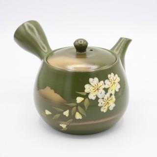 【小樽漁場】常滑燒青泥黃櫻桃茶壺(日本製造 茶壺 陶瓷)