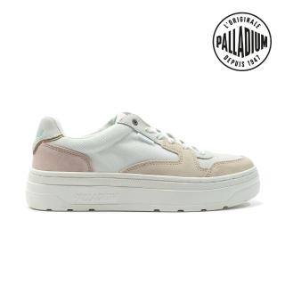 【Palladium】PALLASPHALT LO拼接低筒潮流球鞋/厚底鞋/休閒鞋-女鞋-粉/淺卡其(98874-155)