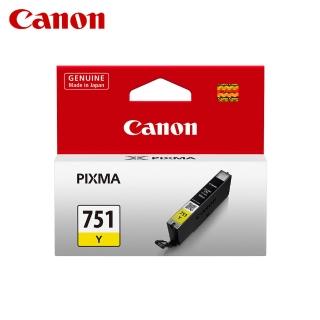 【Canon】CLI-751 Y 原廠黃色標準容量墨水匣 適用 IP7270 IX6770 IP8770 MG5670 MG7570 MX727 MX927