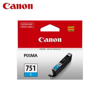 【Canon】CLI-751 C 原廠藍色標準容量墨水匣 適用 IP7270 IX6770 IP8770 MG5670 MG7570 MX727 MX927