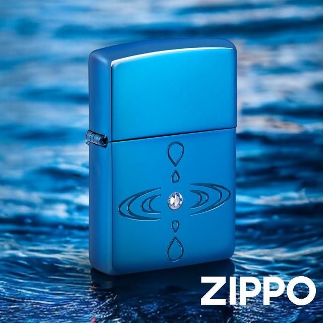 【Zippo】水滴漣漪防風打火機(美國防風打火機)