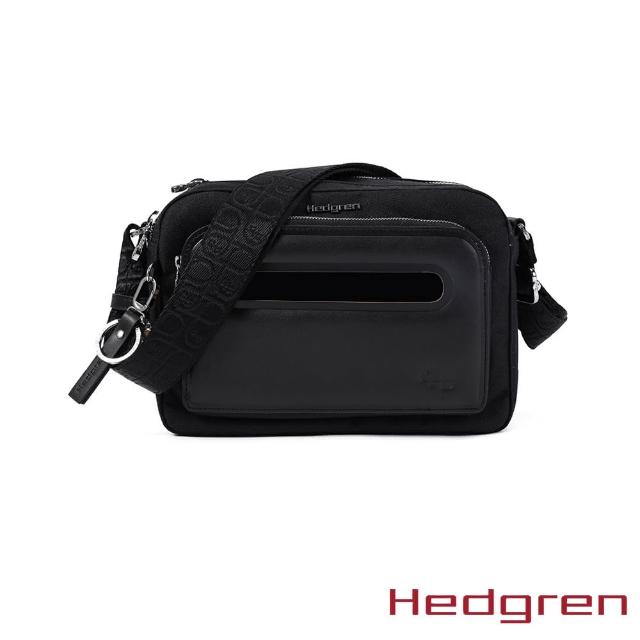 【Hedgren】FIKA系列 RFID防盜 M Size 側背包(黑色)