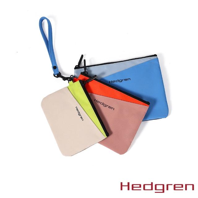 【Hedgren】FOLLIS系列 RFID防盜 收納袋三件組(撞色綠橘藍)