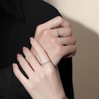 【MoonDy】情侶對戒 戒指 情侶款 純銀對戒 指環 對戒 純銀戒指 小眾設計 開口戒指 情人節禮物 紀念禮物