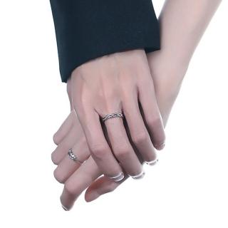 【MoonDy】情侶戒指 男女對戒 生日禮物 戒指 指環 純銀戒指 造型戒指 可調節戒指 開口戒指 高級感 禮物