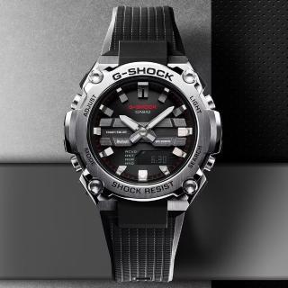 【CASIO 卡西歐】G-SHOCK 藍牙連線 太陽能雙顯腕錶 禮物推薦 畢業禮物(GST-B600-1A)