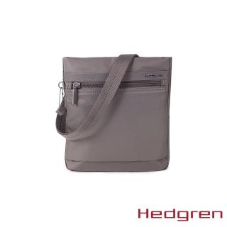 【Hedgren】INNER CITY系列 RFID防盜 方形 小側背包(灰棕)
