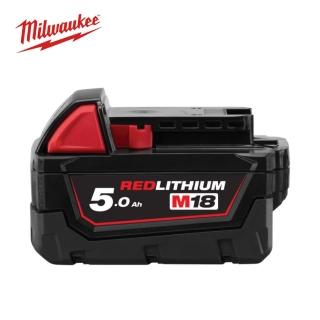 【Milwaukee 美沃奇】公司貨 美沃奇 米沃奇 18V 鋰電池 電池 鋰電 5.0AH 5AH M18B5(M18 B5)