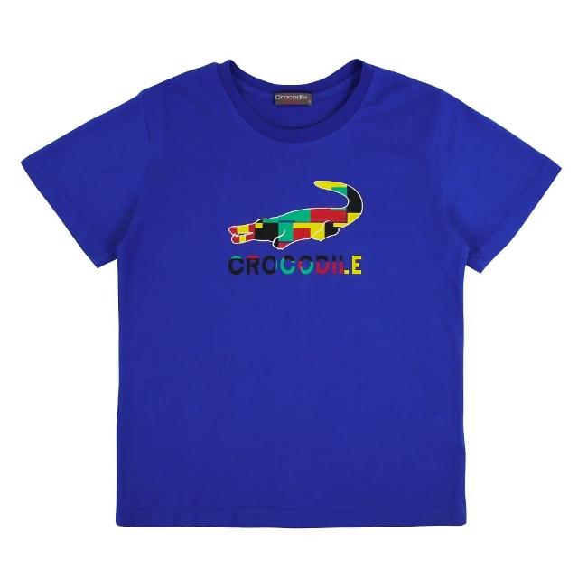 【Crocodile Junior 小鱷魚童裝】『小鱷魚童裝』LOGO印圖T恤(產品編號 : C65420-55 大碼款)