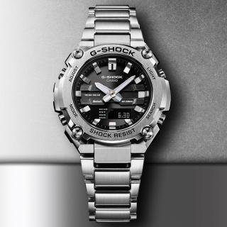 【CASIO 卡西歐】G-SHOCK 藍牙連線 太陽能雙顯腕錶 禮物推薦 畢業禮物(GST-B600D-1A)