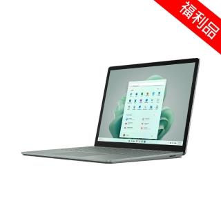 【Microsoft 微軟】福利品 Surface Laptop5 13吋 i5輕薄觸控筆電 - 莫蘭迪綠(i5-1235U/16G/512G/W11)
