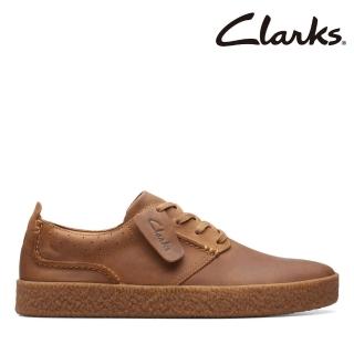 【Clarks】男鞋Streethill Lace縫線工藝仿生膠底休閒鞋(CLM74539C)