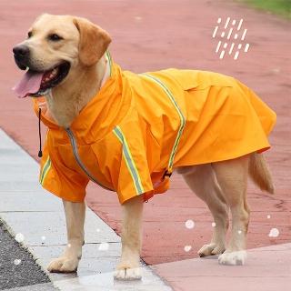 【BEST】寵物反光雨衣(寵物雨衣 L-3XL 3色 寵物外出雨衣 犬貓雨衣 帶帽寵物雨衣 伸縮繩雨衣 附小口袋)