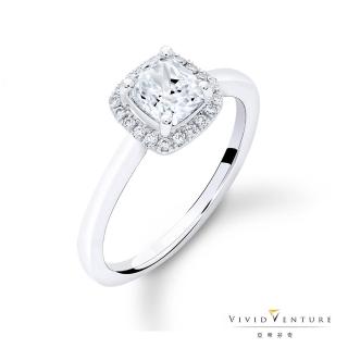 【Vividventure 亞帝芬奇】GIA 50分 FVS2 鉑金 鑽石 戒指 簡約時尚愛