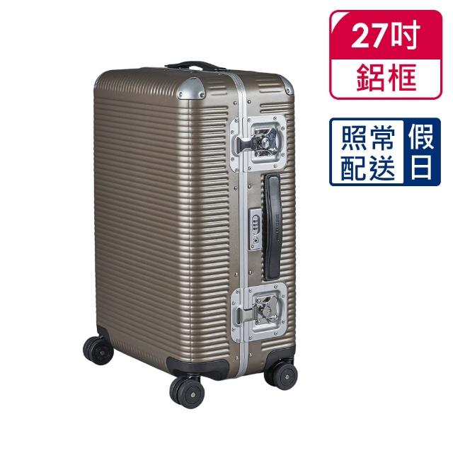 【FPM MILANO】BANK LIGHT Almond系列 27吋行李箱 摩登金-平輸品(A1906801722)