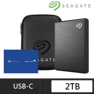 【SEAGATE 希捷】One Touch SSD 2TB 外接式固態硬碟(贈ASUS Secure Auto-Backup 1TB一年份+硬殼包)