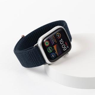 【General】Apple Watch 運動錶帶 蘋果手錶適用 舒適透氣 38/40/41mm -深邃藍(手錶 錶帶)