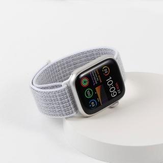 【General】Apple Watch 運動錶帶 蘋果手錶適用 舒適透氣 42/44/45/49mm -北歐白(手錶 錶帶)