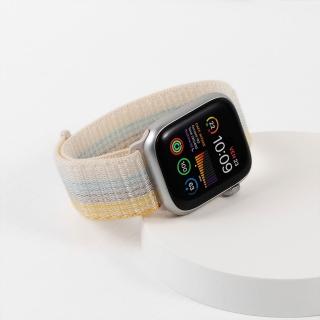 【General】Apple Watch 運動錶帶 蘋果手錶適用 舒適透氣 38/40/41mm -星光色(手錶 錶帶)