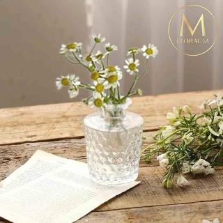 【Floral M】羅馬玻璃米娜小花瓶(花瓶/插花/玻璃瓶/小口花瓶/花器/花盆/陶瓷花瓶/桌面擺飾)